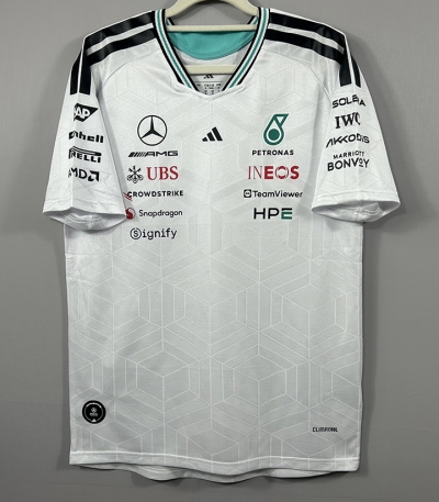 2026 Mecedes white F1 shirts S-5XL